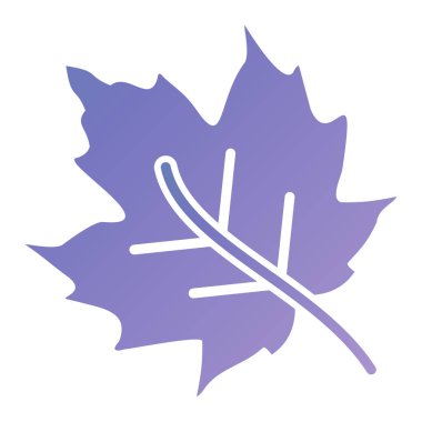 Yaprak ikonu vektör illüstrasyonu