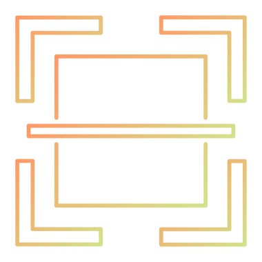 vector illustration of modern and curve symbol for web