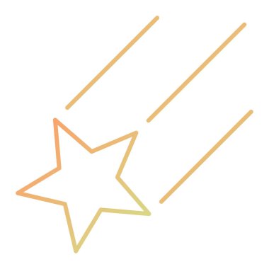 yıldız simgesi, vektör çizimi