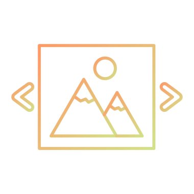 resim simgesi vektör illüstrasyonu