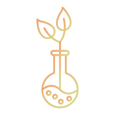 science and drink line icon. vector illustration