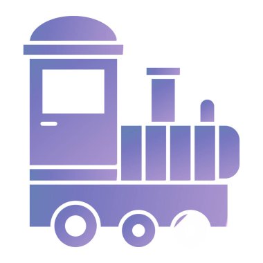 tren simgesi vektör illüstrasyonu