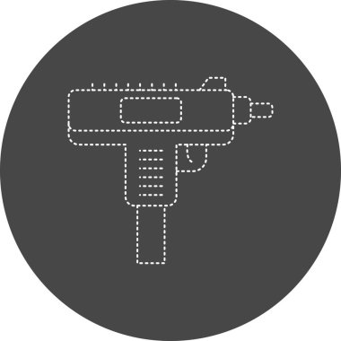 Uzi simgesinin vektör illüstrasyonu 