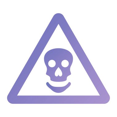 Tehlike işareti simgesi. Tehlike sembolü. düz dizayn. vektör illüstrasyonu