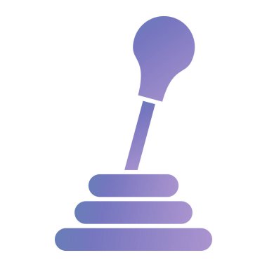 baby toy icon. simple illustration of hammer vector icons for web