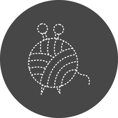 Bir yılan simgesinin vektör illüstrasyonu