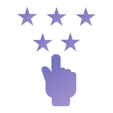 yıldız simgesi, vektör çizimi