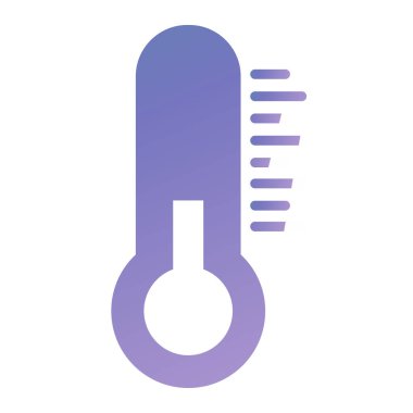 Termometre. Web simgesi basit tasarım