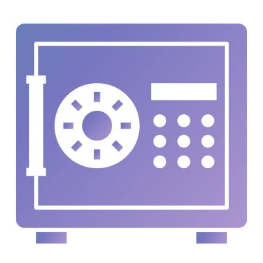 Güvenli vektör renk simgesi