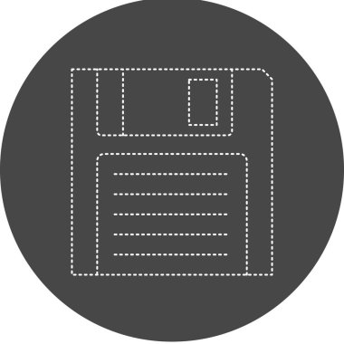 Dosya simgesinin vektör illüstrasyonu