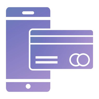 Kredi kartı vektör simgesi