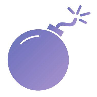 Bomba. Web simgesi basit illüstrasyon