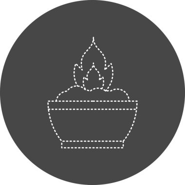 Calories Burn web icon simple illustration
