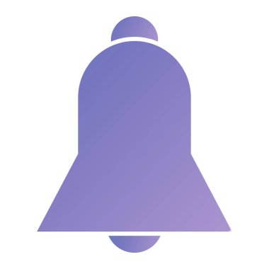 Zil. Web simgesi basit illüstrasyon