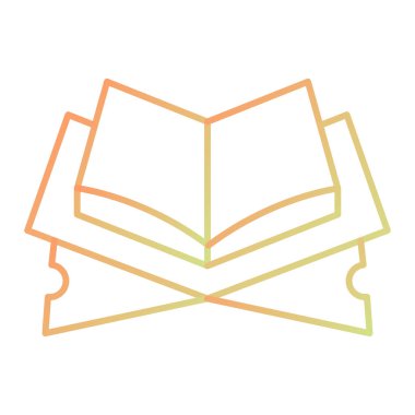 kitap simgesi vektör illüstrasyonu