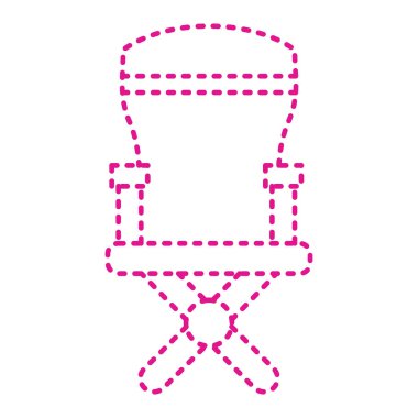 director chair icon vector illustration design