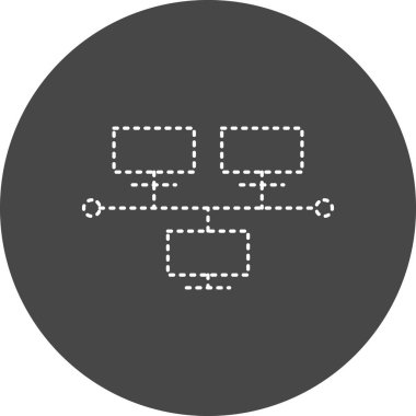 Şebeke. Web simgesi basit tasarım