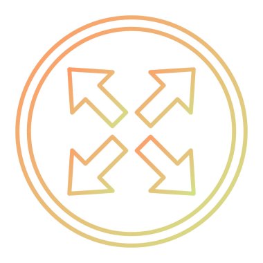 ok simgesi vektör illüstrasyonu