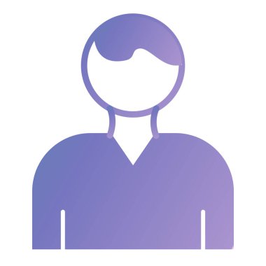 avatar. Web simgesi basit illüstrasyon