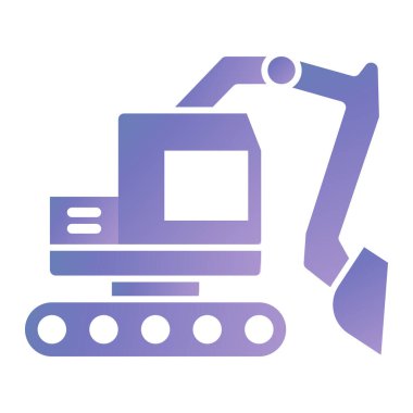 Kazı simgesi vektör illüstrasyonu