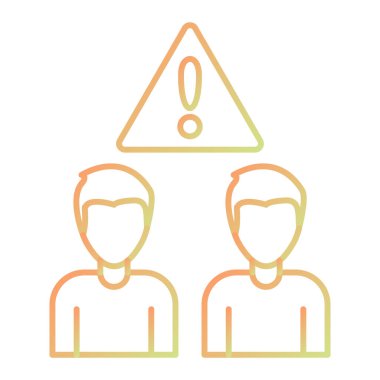 İnsan simgesinin vektör illüstrasyonu