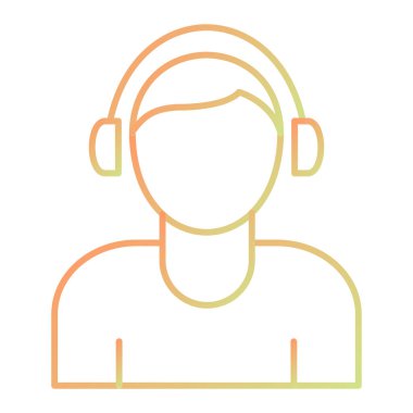 Müşteri servisi. Web simgesi