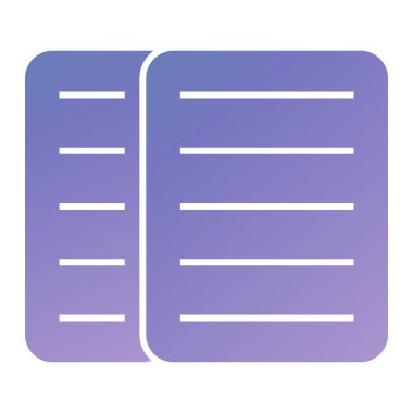 Kitap. Web simgesi basit illüstrasyon