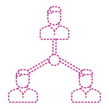 İş insanları simgesinin vektör illüstrasyonu
