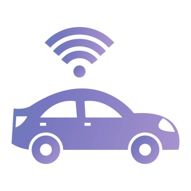 wifi car icon vector illustration design