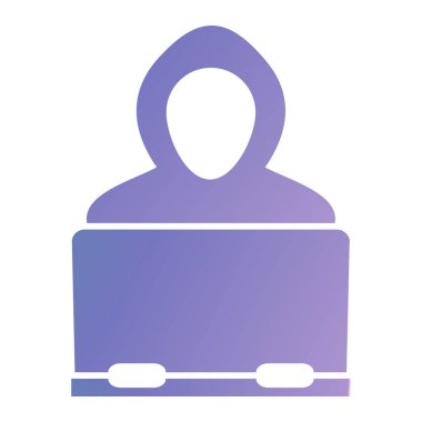 man with a towel icon. flat design style