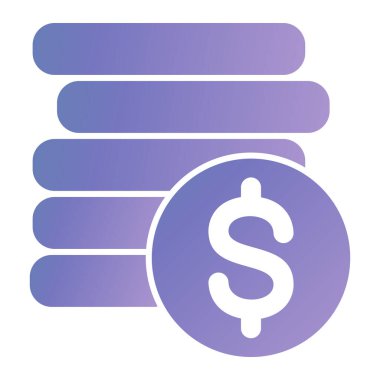 Dolar sikkeleri. Basit tasarım