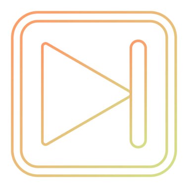 soyut arkaplanda çalma simgesi izole edildi