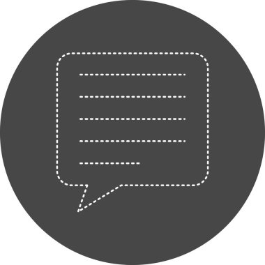 message web icon simple illustration