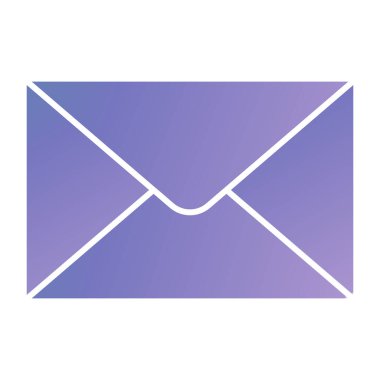 zarf e- posta simgesi vektör illüstrasyon grafik tasarımı