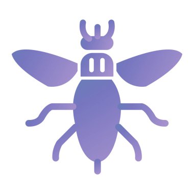 Böcek ikonu. vektör illüstrasyonu