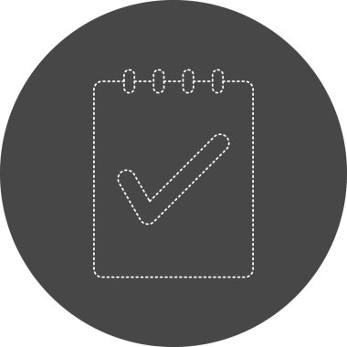 Bir işaretleme simgesinin vektör illüstrasyonu