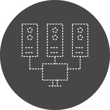 Ev sahipliği. Web simgesi basit tasarım