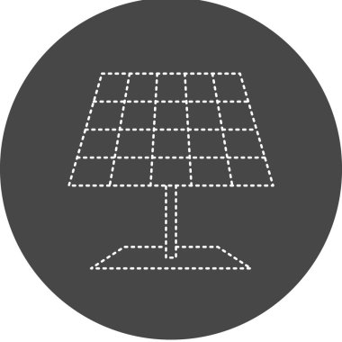 Solar Panel Vector Glyph Icon Design 
