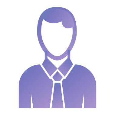 avatar. Web simgesi basit illüstrasyon