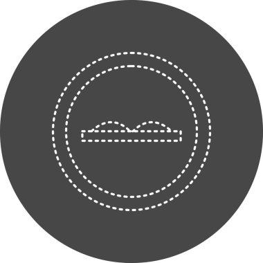 Güzel bir güneş ikonunun vektör çizimi