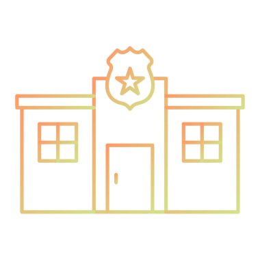 Otel vektör simgesi modern basit tasarım