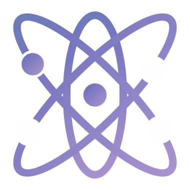 atom. Web simgesi basit tasarım