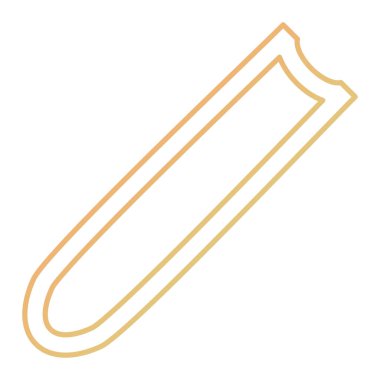 pencil icon. outline of ruler vector icons for web design isolated on white background