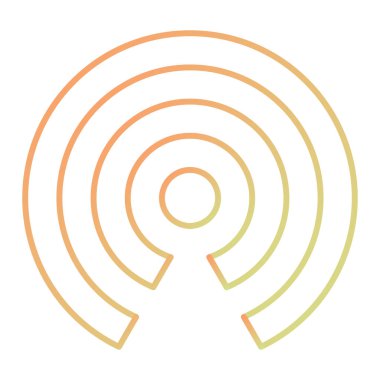 kablosuz ikon vektör illüstrasyonu