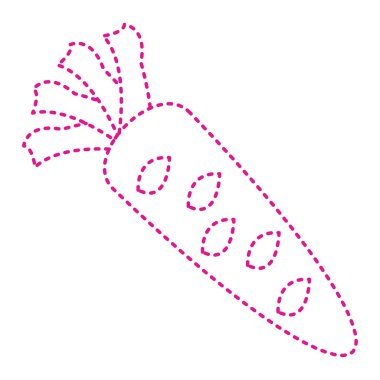 radish icon. vector illustration