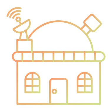 Modern ve teknoloji simgesinin vektör illüstrasyonu