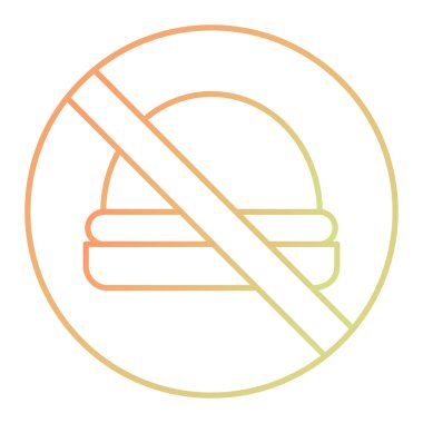 Gıda simgesinin vektör illüstrasyonu