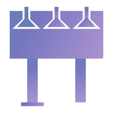 Masa. Web simgesi basit illüstrasyon