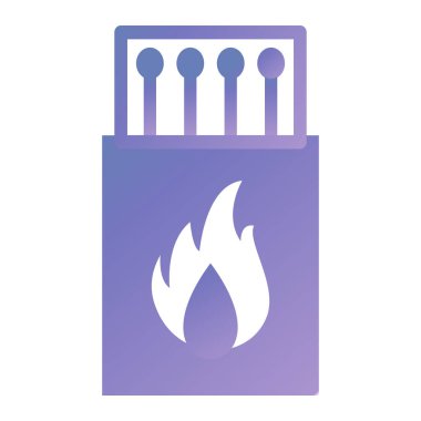 illustration of a blue and white fire