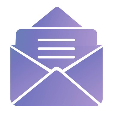 Zarf. Web simgesi basit illüstrasyon